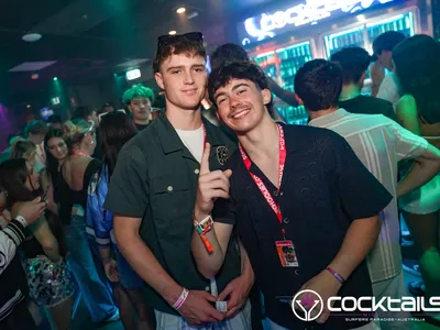 A professional photo of guests enjoying themselves at Cocktails Nightclub from our gallery.