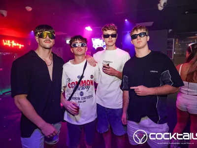 A professional photo of guests enjoying themselves at Cocktails Nightclub from our gallery.