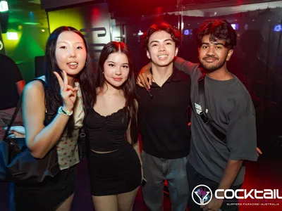 A professional photo of guests enjoying themselves at Cocktails Nightclub from our gallery.