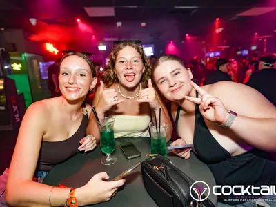 A professional photo of guests enjoying themselves at Cocktails Nightclub from our gallery.