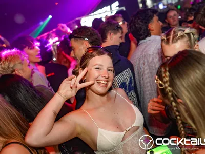 A professional photo of guests enjoying themselves at Cocktails Nightclub from our gallery.