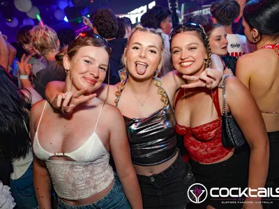 A professional photo of guests enjoying themselves at Cocktails Nightclub from our gallery.