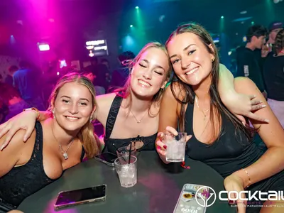 A professional photo of guests enjoying themselves at Cocktails Nightclub from our gallery.