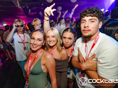 A professional photo of guests enjoying themselves at Cocktails Nightclub from our gallery.