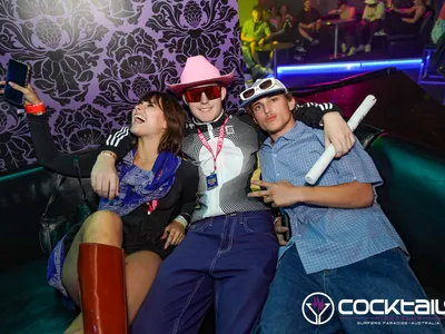 A professional photo of guests enjoying themselves at Cocktails Nightclub from our gallery.