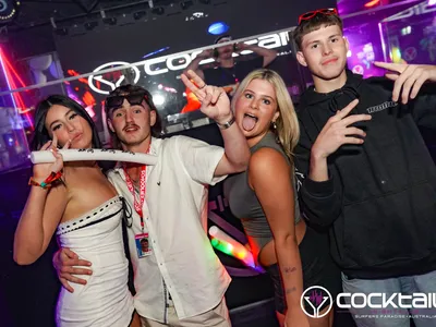 A professional photo of guests enjoying themselves at Cocktails Nightclub from our gallery.