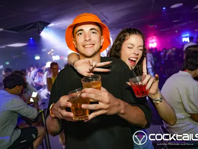 A professional photo of guests enjoying themselves at Cocktails Nightclub from our gallery.