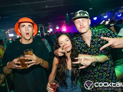 A professional photo of guests enjoying themselves at Cocktails Nightclub from our gallery.