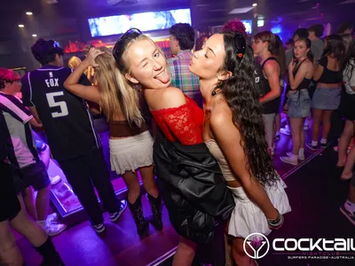 A professional photo of guests enjoying themselves at Cocktails Nightclub from our gallery.