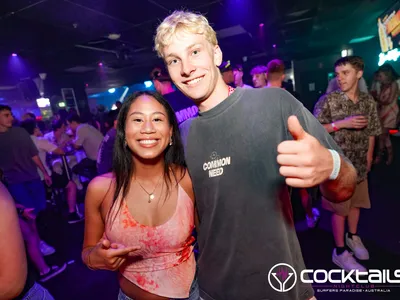 A professional photo of guests enjoying themselves at Cocktails Nightclub from our gallery.