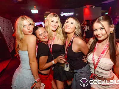 A professional photo of guests enjoying themselves at Cocktails Nightclub from our gallery.