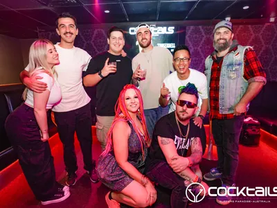 A professional photo of guests enjoying themselves at Cocktails Nightclub from our gallery.