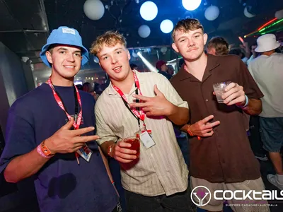 A professional photo of guests enjoying themselves at Cocktails Nightclub from our gallery.