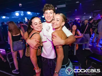 A professional photo of guests enjoying themselves at Cocktails Nightclub from our gallery.