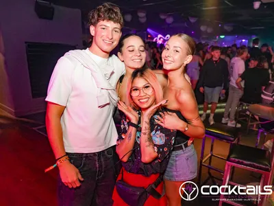 A professional photo of guests enjoying themselves at Cocktails Nightclub from our gallery.