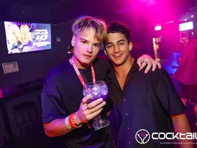 A professional photo of guests enjoying themselves at Cocktails Nightclub from our gallery.