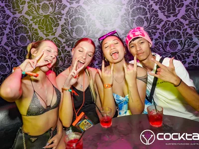 A professional photo of guests enjoying themselves at Cocktails Nightclub from our gallery.