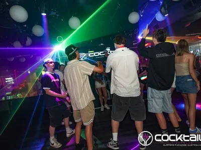 A professional photo of guests enjoying themselves at Cocktails Nightclub from our gallery.