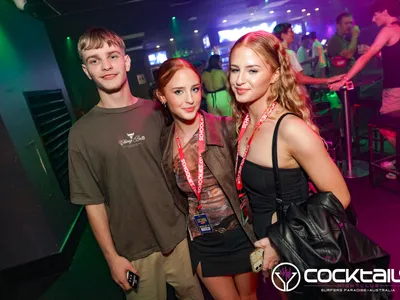 A professional photo of guests enjoying themselves at Cocktails Nightclub from our gallery.