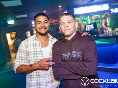 A professional photo of guests enjoying themselves at Cocktails Nightclub from our gallery.