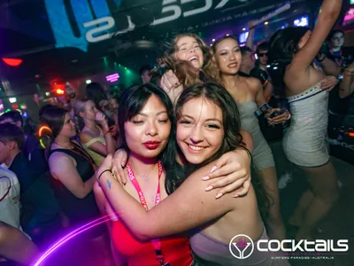 A professional photo of guests enjoying themselves at Cocktails Nightclub from our gallery.