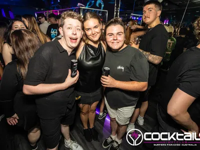 A professional photo of guests enjoying themselves at Cocktails Nightclub from our gallery.