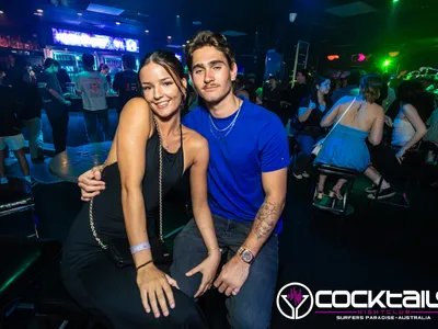 A professional photo of guests enjoying themselves at Cocktails Nightclub from our gallery.