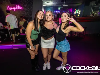 A professional photo of guests enjoying themselves at Cocktails Nightclub from our gallery.