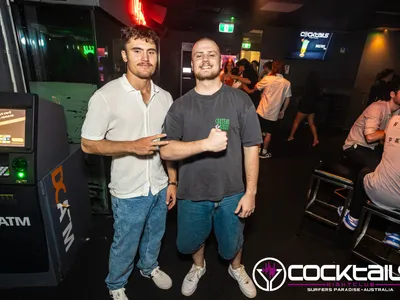 A professional photo of guests enjoying themselves at Cocktails Nightclub from our gallery.