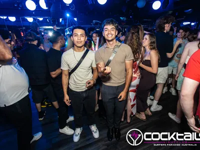 A professional photo of guests enjoying themselves at Cocktails Nightclub from our gallery.