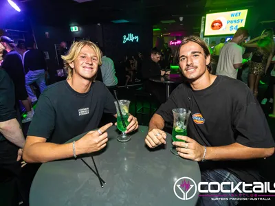 A professional photo of guests enjoying themselves at Cocktails Nightclub from our gallery.