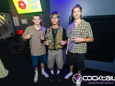 A professional photo of guests enjoying themselves at Cocktails Nightclub from our gallery.