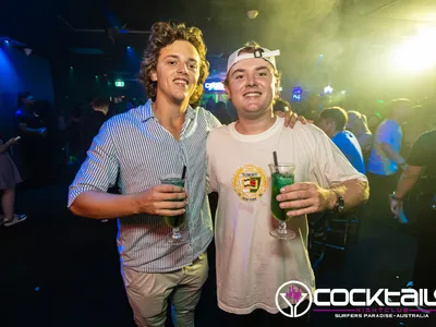 A professional photo of guests enjoying themselves at Cocktails Nightclub from our gallery.