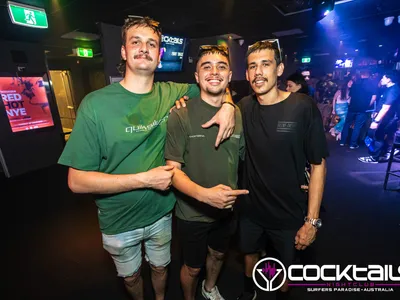 A professional photo of guests enjoying themselves at Cocktails Nightclub from our gallery.