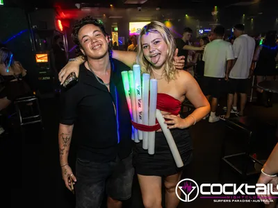 A professional photo of guests enjoying themselves at Cocktails Nightclub from our gallery.