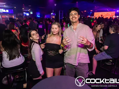 A professional photo of guests enjoying themselves at Cocktails Nightclub from our gallery.