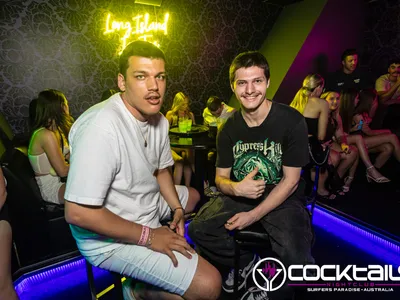 A professional photo of guests enjoying themselves at Cocktails Nightclub from our gallery.