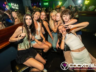 A professional photo of guests enjoying themselves at Cocktails Nightclub from our gallery.