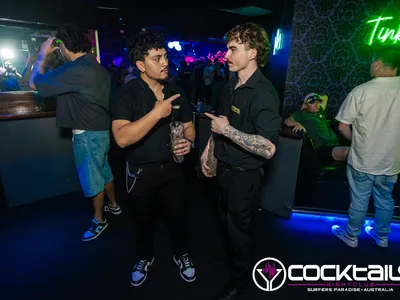 A professional photo of guests enjoying themselves at Cocktails Nightclub from our gallery.