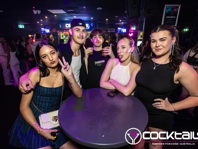 A professional photo of guests enjoying themselves at Cocktails Nightclub from our gallery.