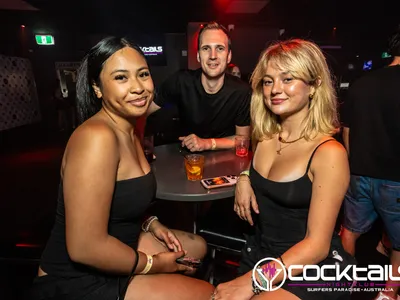 A professional photo of guests enjoying themselves at Cocktails Nightclub from our gallery.