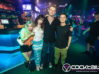 A professional photo of guests enjoying themselves at Cocktails Nightclub from our gallery.