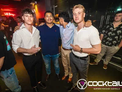 A professional photo of guests enjoying themselves at Cocktails Nightclub from our gallery.