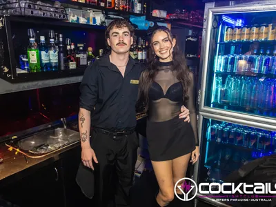 A professional photo of guests enjoying themselves at Cocktails Nightclub from our gallery.