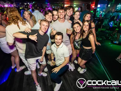 A professional photo of guests enjoying themselves at Cocktails Nightclub from our gallery.