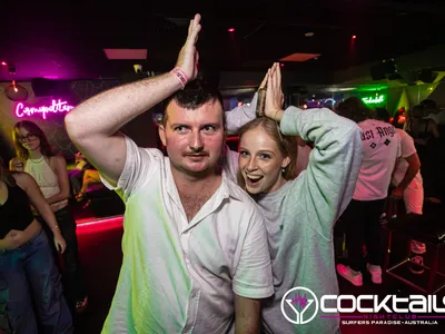 A professional photo of guests enjoying themselves at Cocktails Nightclub from our gallery.