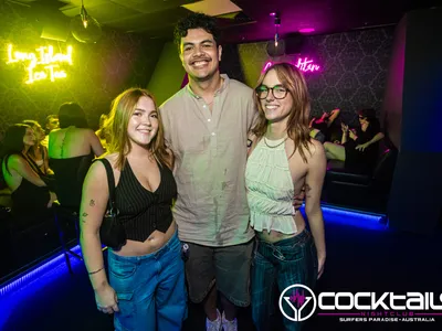 A professional photo of guests enjoying themselves at Cocktails Nightclub from our gallery.