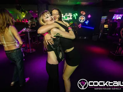 A professional photo of guests enjoying themselves at Cocktails Nightclub from our gallery.