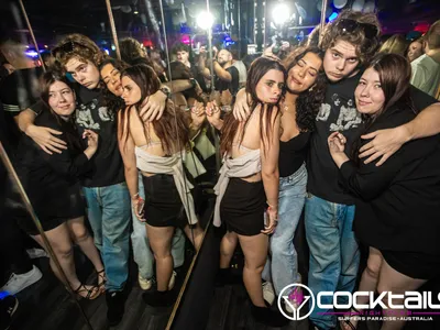 A professional photo of guests enjoying themselves at Cocktails Nightclub from our gallery.