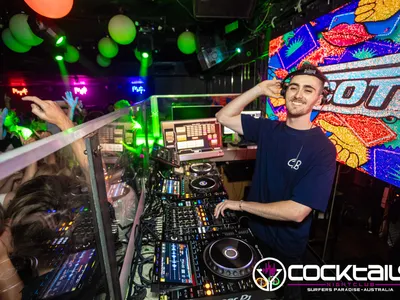 A professional photo of guests enjoying themselves at Cocktails Nightclub from our gallery.